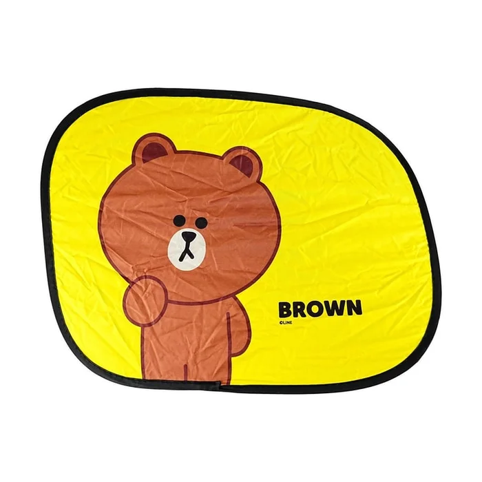 Line Friends LF-Static Curtain – BROWN Shy Style