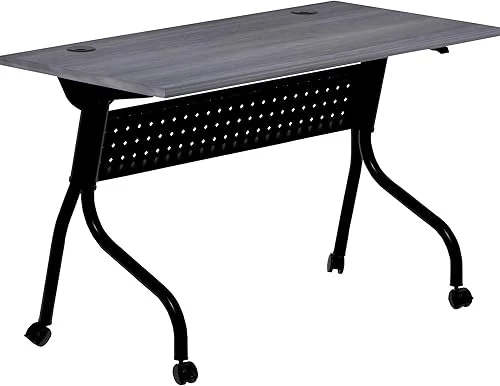 Lorell, LLR59489, Charcoal Flip Top Training Table, 1 Each