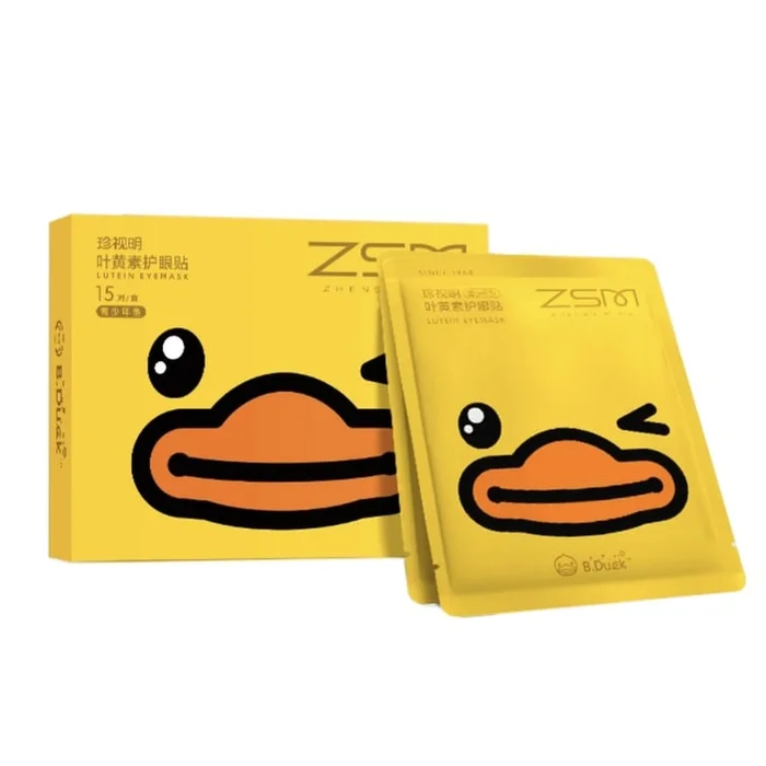 Lutein eye protection patch for small yellow ducks 15 pairs and 30 patches in collaboration