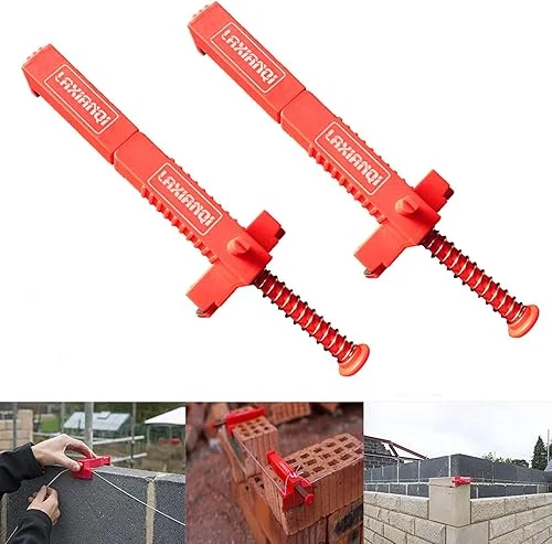 LXQ 5.9-7.1 Inch Extended Upgrade Brick Line Clips Line Runners Sold in Pairs,Orange