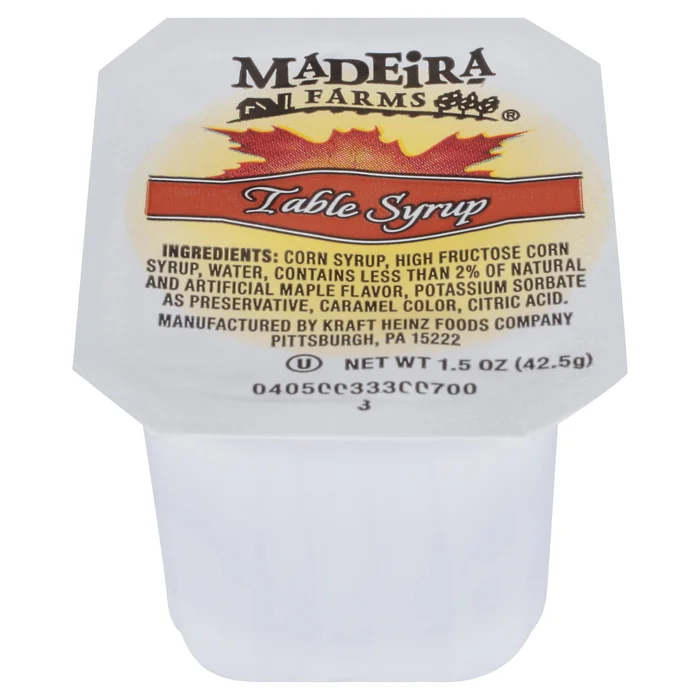 Madeira Farms Syrup Cup Single Serve-1.5 oz.-100/Case