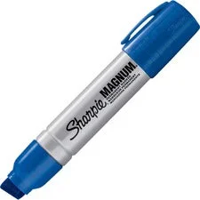 Magnum Permanent Marker, Broad Chisel Tip, Blue