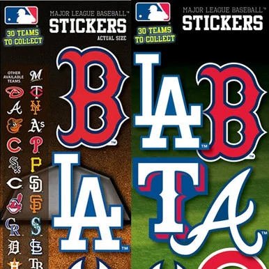 Major League Baseball Team Logo Stickers