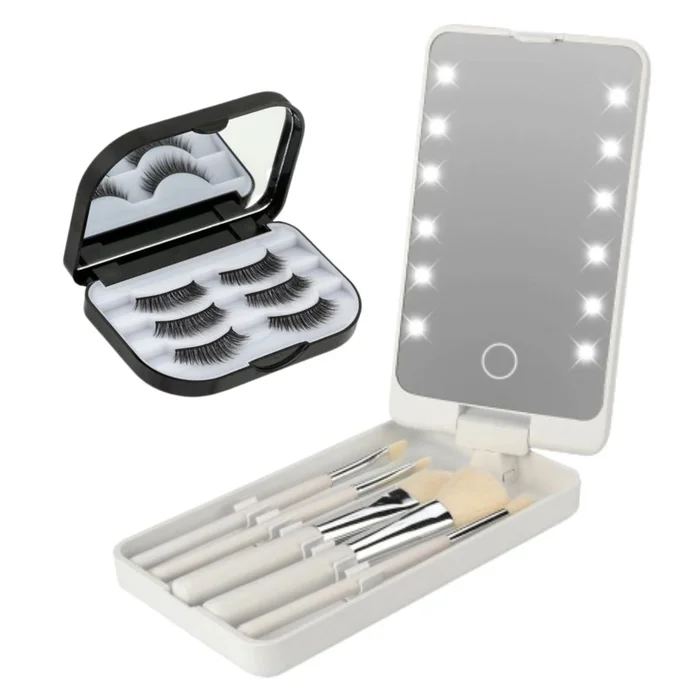 Makeup Brush and Lashes Set