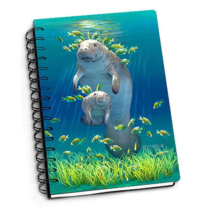Manatees 3D Notebook 4″ x 6″