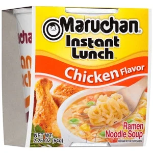 Maruchan Instant Chicken Flavored Ramen Noodle Soup-2.25 oz.-12/Case