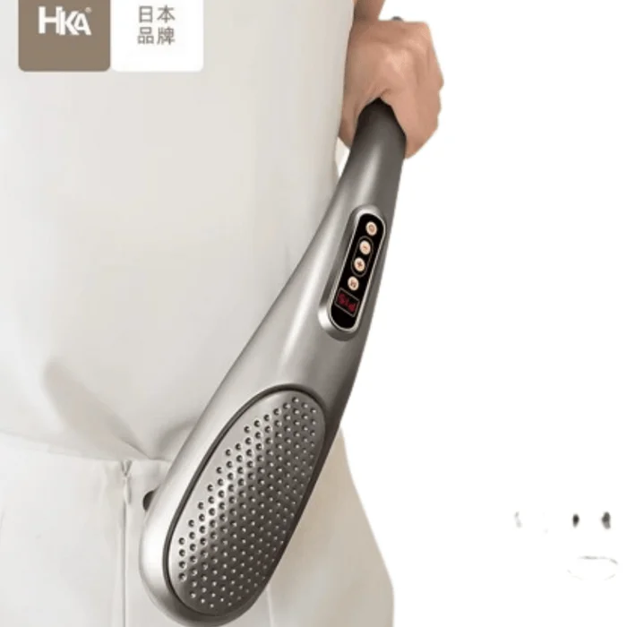 Massager Stick Electric Handheld Hit Cervical Lumbar Top Model Moon Zun Grey 1 pc