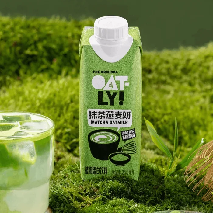 Matcha Oat Milk 8.45 fl oz【0 Cholesterol 0 Trans Fat Lactose Intolerance Friendly】