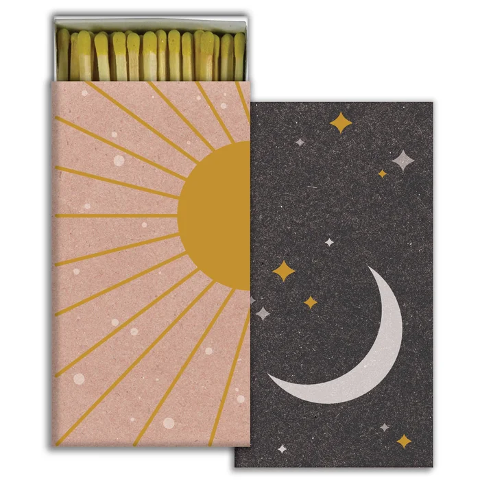 Matchbox, Sun & Moon, Gold Foil