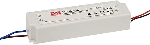 Meanwell LPV-60-24 Sealed Panel Mount 24V 0-2.50A Power Supply with LED Driver