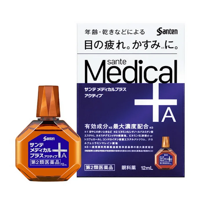 Medical+ series eye drops to relieve eye fatigue and itching 12ml