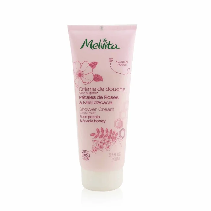 Melvita Rose Petals & Acacia Honey Shower Cream 200ml/6.76oz
