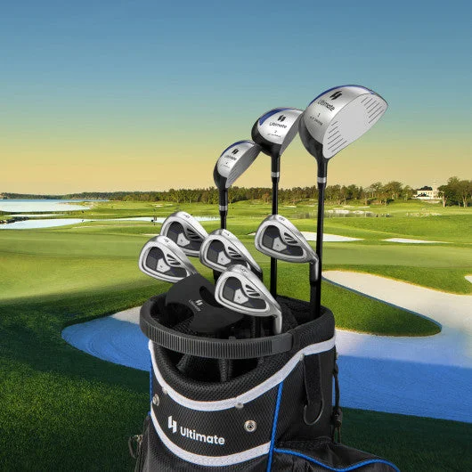 Men’s 9 Pieces Complete Golf Club Set-Navy