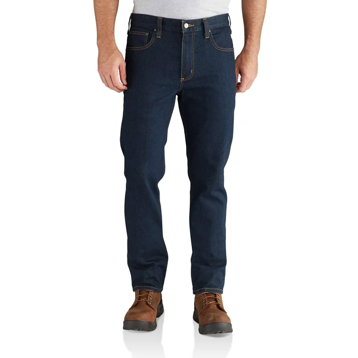 Men’s Rugged Flex Straight Fit 5-pocket Tapered Jean – W34 Erie