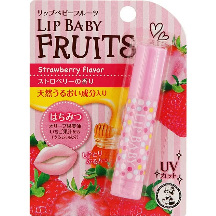MENTHOLATUM Lip Baby Fruits Lip Balm Cream #Strawberry 4.5g