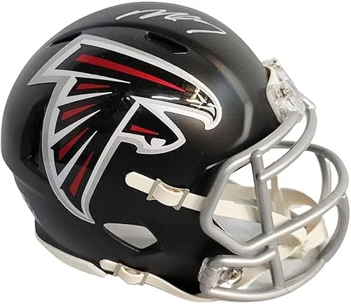 Michael Vick Autographed Atlanta Falcons Football Mini Helmet – Hand Signed & JSA Authenticated