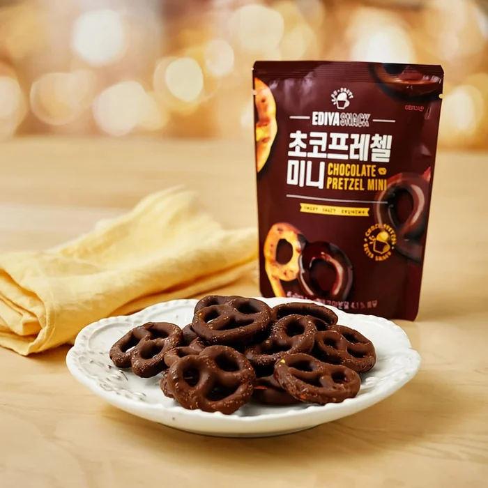 Mini Chocolate Pretzel Crunchy 1.58 oz【Korea Trendy】