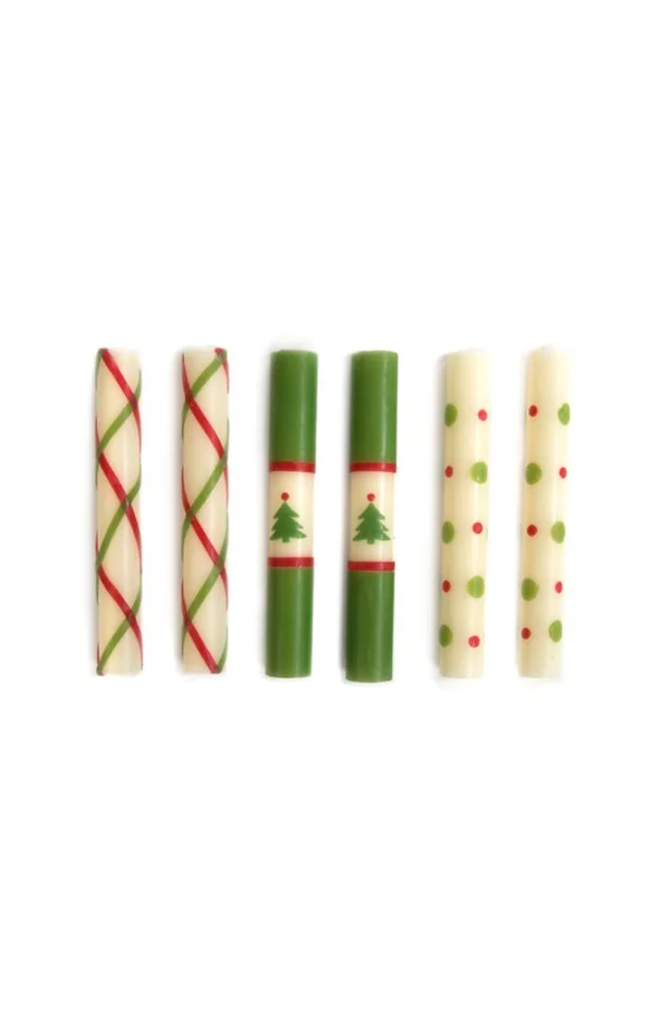 Mini Dinner Candles – Noel – Set of 6