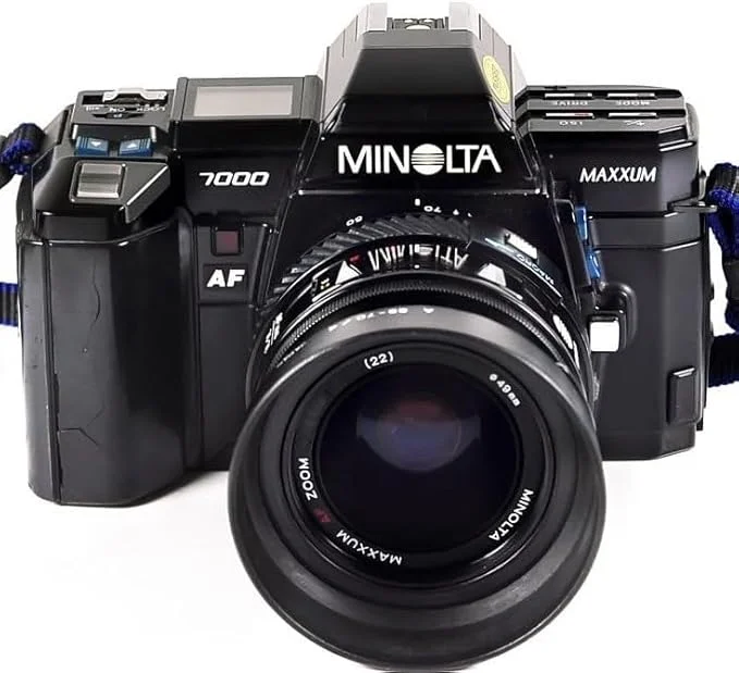 Minolta 7000 35MM Film SLR Camera With Maxxum AF Zoom Lens (Renewed)