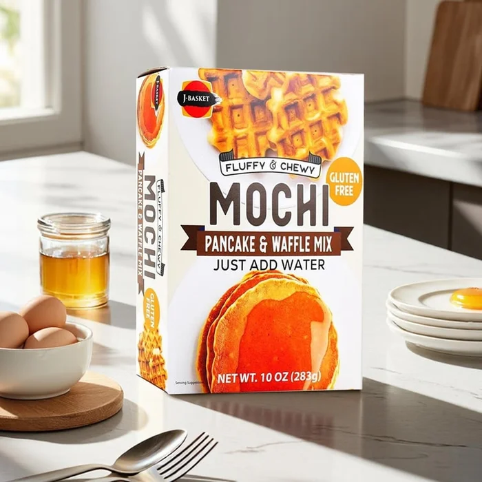 Mochi Pancake & Waffle Mix , 10 oz 【Gluten Free】【Just Add Water 】