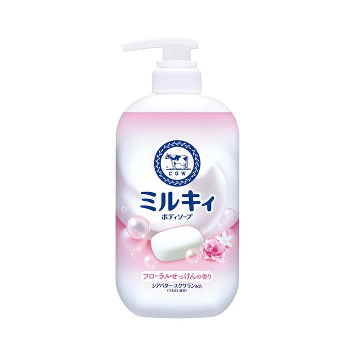 Moisturizing Shower Gel Beautifying Moisturizing Foam Shower Milk Floral Fragrance 550ml
