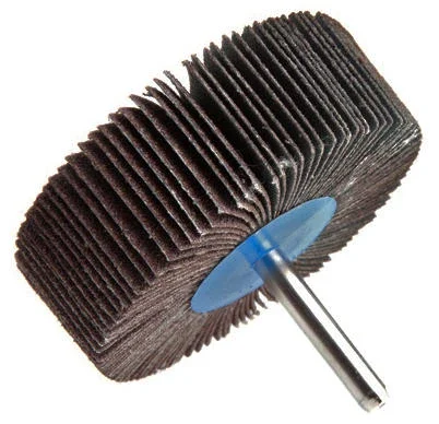 Mounted Flap Wheel, 3 X 1-in. With .25-in. Shank, 80-grit