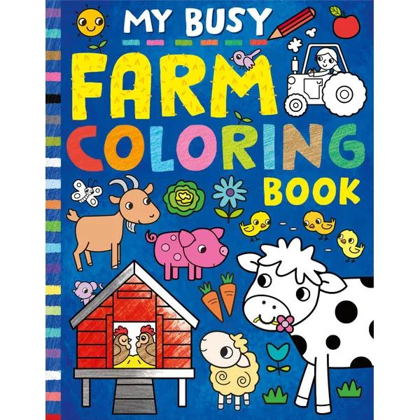 My Busy Farm Coloring Book