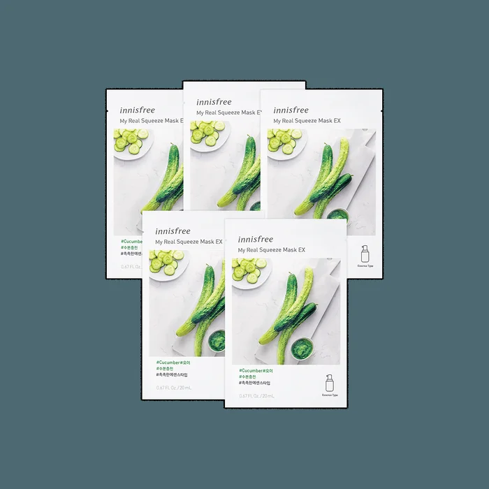 My Real Squeeze Mask Cucumber 5 Sheet