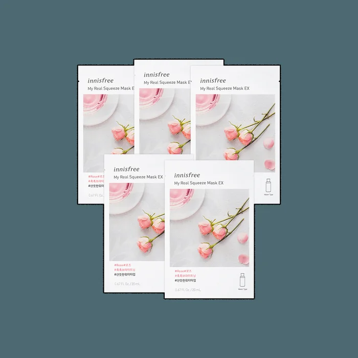 My Real Squeeze Mask Rose 5 Sheet