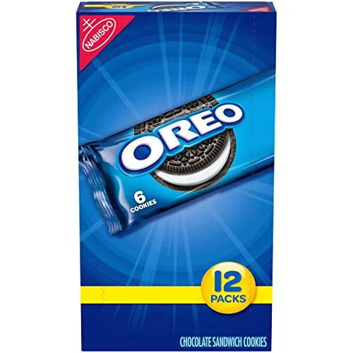 Nabisco Oreo Cookies, 2.4oz (Pack of 12)