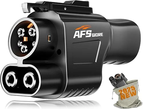 NACS to CCS Adapter, CCS to Tesla Adapter, 500A 250KW Tesla Charge Adapter, Fast Charge NACS DC Chargers to CCS1 Adapter, Tesla Supercharger Adapter, Electric Vehicle Adapter Fit for Ford, GM, Rivian