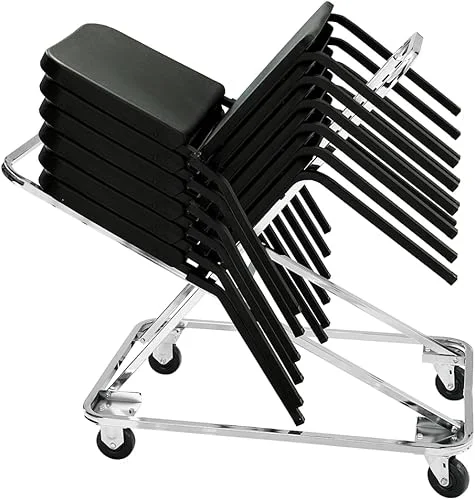 National Public Seating Chrome Plated Steel Dolly for 8200 Chair