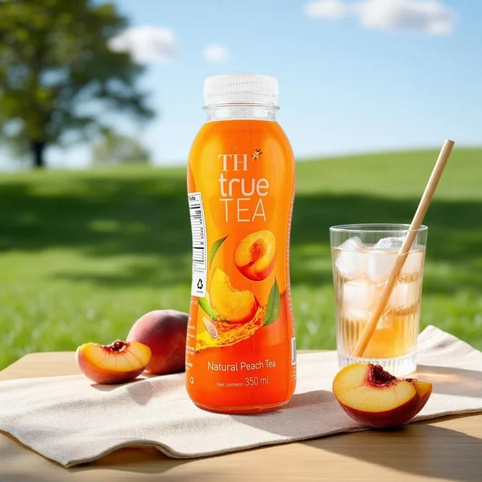Natural Peach Tea,Refreshing Fruit Tea 12 fl oz