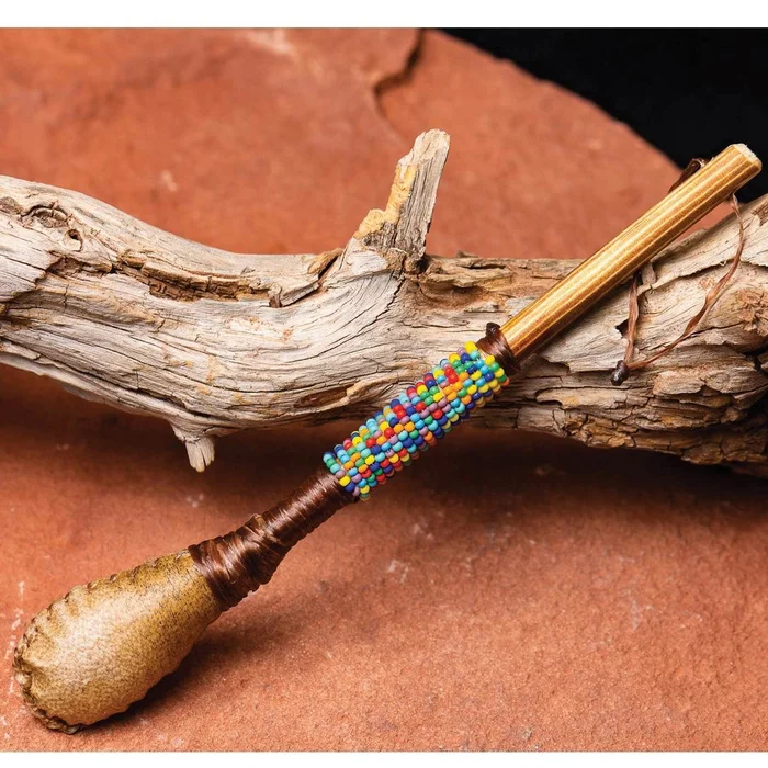 Navajo Beaded Rattle