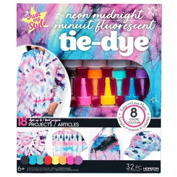 Neon Midnight Tie-Dye Box
