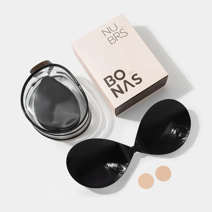 New Anti Sagging And Anti Glare Invisible Underwear With Gathered Chest Patches A Pair Of Thin Black A Cup Sizes