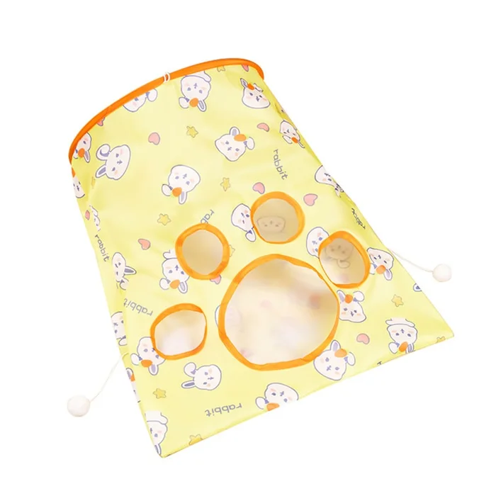 New Cat Toy With Noisy Paper Interactive Tunnel Puzzle Toy Rabbit Model