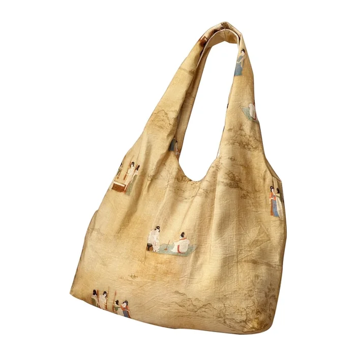 New Chinese Style Single Shoulder Underarm Bag Ladies' Portrait M