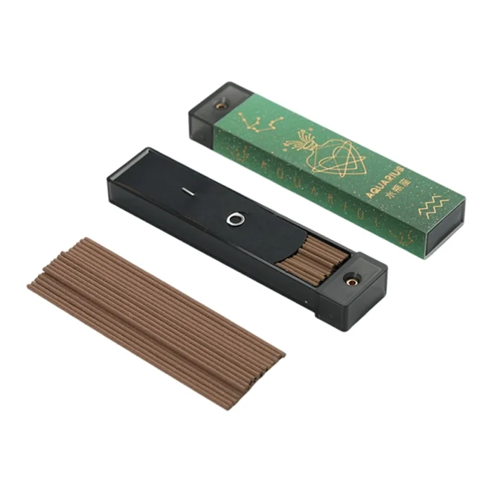 New Creative Twelve Constellation Portable Pocket Incense Aquarius F