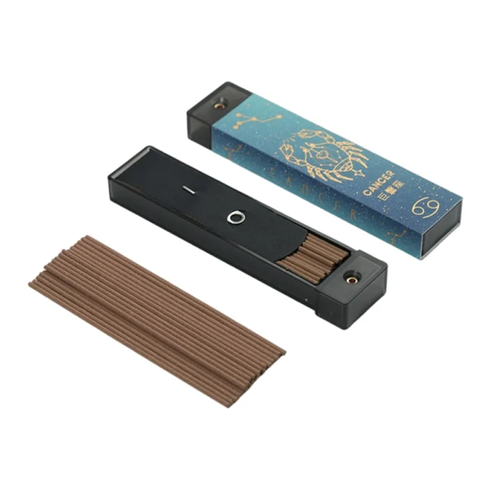 New Creative Twelve Constellation Portable Pocket Incense Cancer F