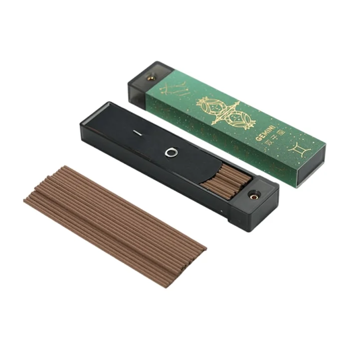 New Creative Twelve Constellation Portable Pocket Incense Gemini F