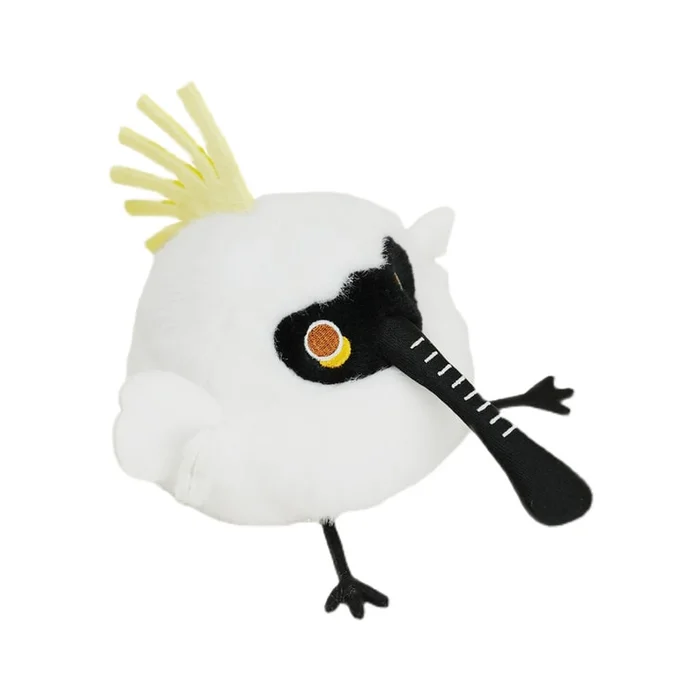 New Cute Black Faced Spoonbill Plush Doll Pendant Black Faced Spoonbill F