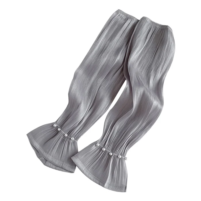 New Elegant Pearl Uv Resistant Mesh Sunscreen Sleeve Cover Pearl Grey F