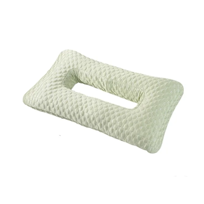 New Side Sleeping Ear Protection Pillow Without Pressing The Ear Pillow Core Green Feather Velvet F