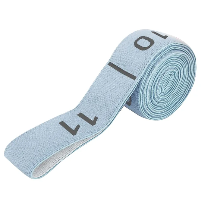 New Sports Elastic Band Tension Rope Clear Sky Blue [11 Digital Version+Style Version 135 * 4cm]