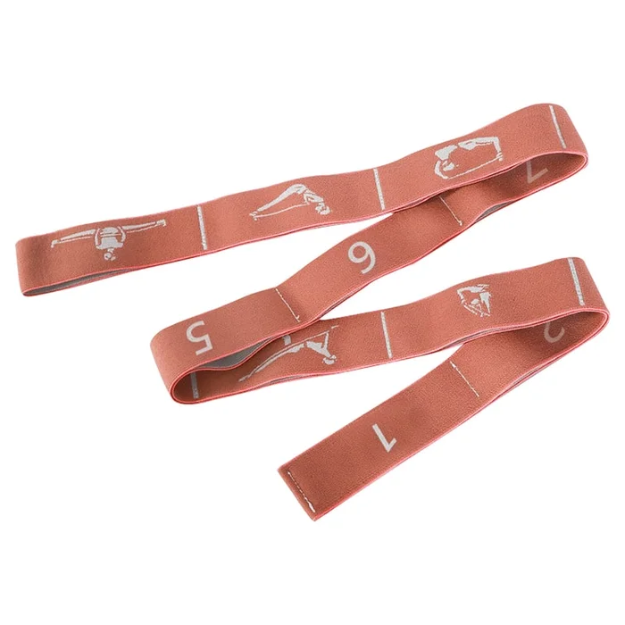 New Sports Elastic Band Tension Rope Sunset Orange [11 Style Version+Digital Version 135 * 4cm]
