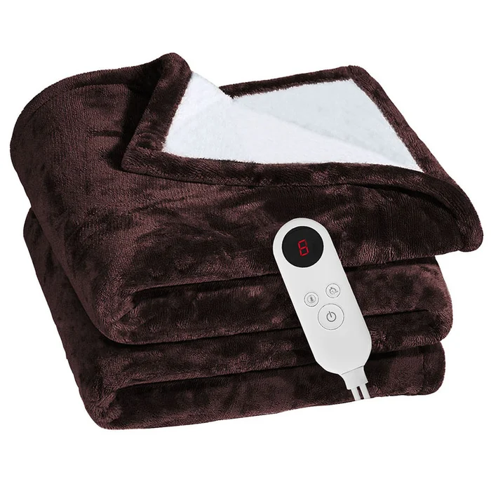 NewHome™ 6-Setting Electric Flannel Throw Blanket