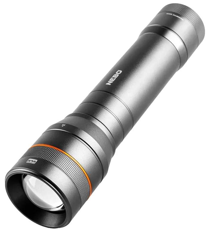 Newton 1500 Lumen Aluminum Led Flashlight With Four Light Modes And Included Aa Batteries
