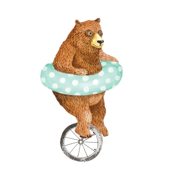 Nice Wheels Bear Table Accent