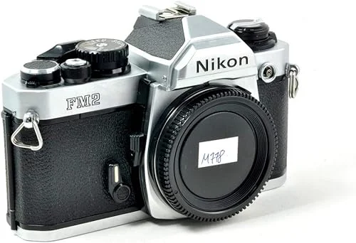 Nikon FM2 SLR manual focus film camera with titanium shutter